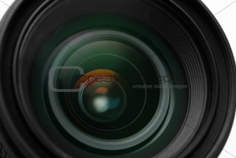 photo camera lens close-up