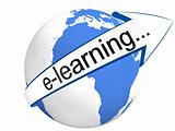 e-learning concept