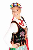 Polish traditional dancer