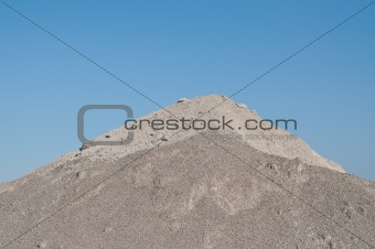 Pile of Sand with Blue Sky