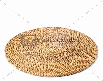 rattan round placemat