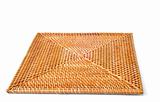 square wicker placemat