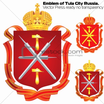 Emblem of City hero Tula.