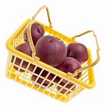 Basket of Fresh Red Potatoes