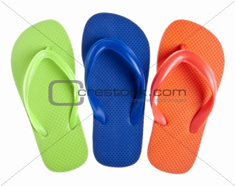 Summer Flip Flop Sandal Background