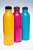 Trio of Plastic Drink Bottles