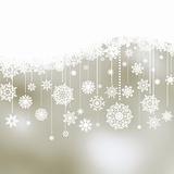 Christmas background with snowflakes. EPS 8