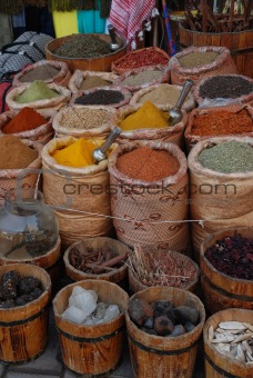 Shop of spices, Africa