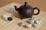 Chinese tea pu-er with a teapot