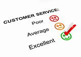 Customer Service Excellent Rating