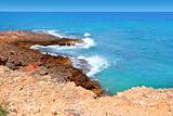 Las Rotas blue mediterranean sea shore Denia