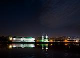 Estate Kuskovo at night