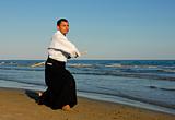 aikido on the beach