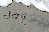 Joy Written In The Sand