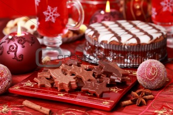 Sweet chocolate for Christmas