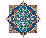 Detailed Arabic motif