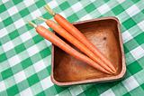 Bowl of Fresh Carrots