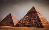 giza pyramids, cairo, egypt