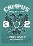 campus eagle t-shirt design