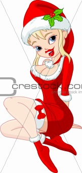 Sexy Christmas girl