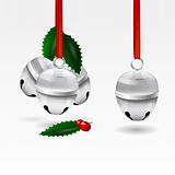 Isolated vector Christmas sleigh bells