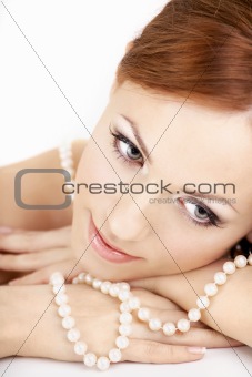 The girl with pearls