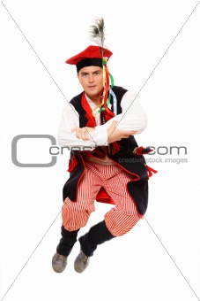Polish man in a traditional outfit