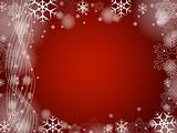 Christmas snowflakes in red 2