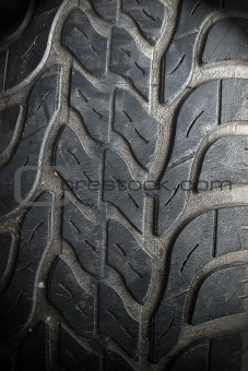 Texture of old tire