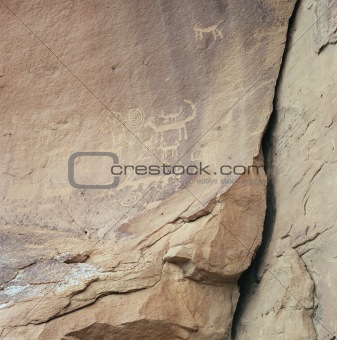 Petroglyphs at Chaco Culture National Historic Park