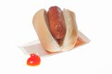 Hot Dog and Ketchup Packet