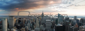 NEW YORK CITY SKYLINE panorama