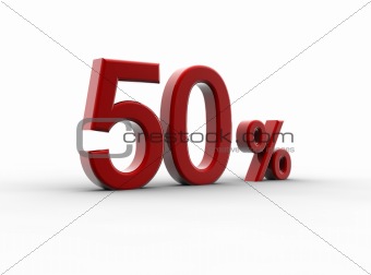 Red 50 percentage