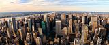 New York City sunset panorama