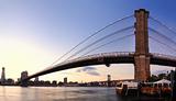Brooklyn Bridge in New York City Manhattan