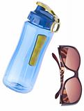 Water Bottle and Sunglasses