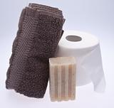 Soap and Towel for Houseguests