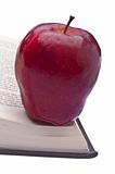 Red Apple and Book