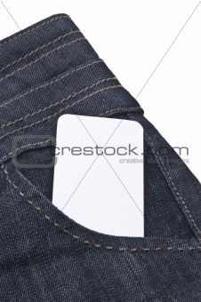 Business Card in Pocket