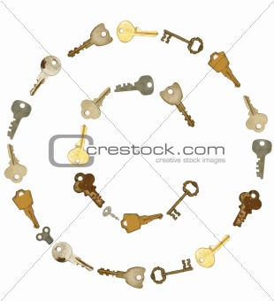 Copyright Symbol in Old Keys