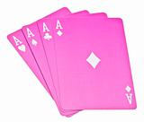 Four Aces Wins the Hand