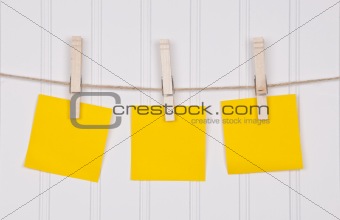 Notes on a Clothesline