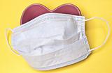 Surgical Mask with Heart