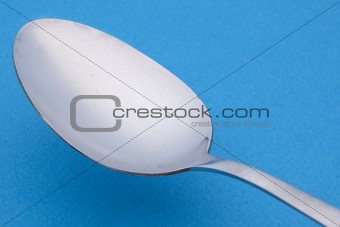 Spoon on Blue