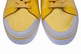 Rubber Toes on Yellow Shoes