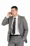 businessman with mobile phone
