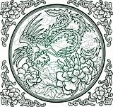 oriental phoenix design