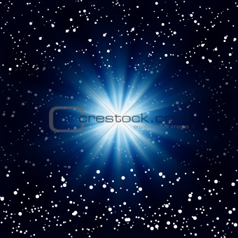 Abstract blue background. Vector Illustration 