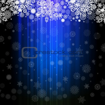 Abstract Blue Background. Vector Illustration