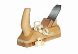 Wood Planer And Shavings